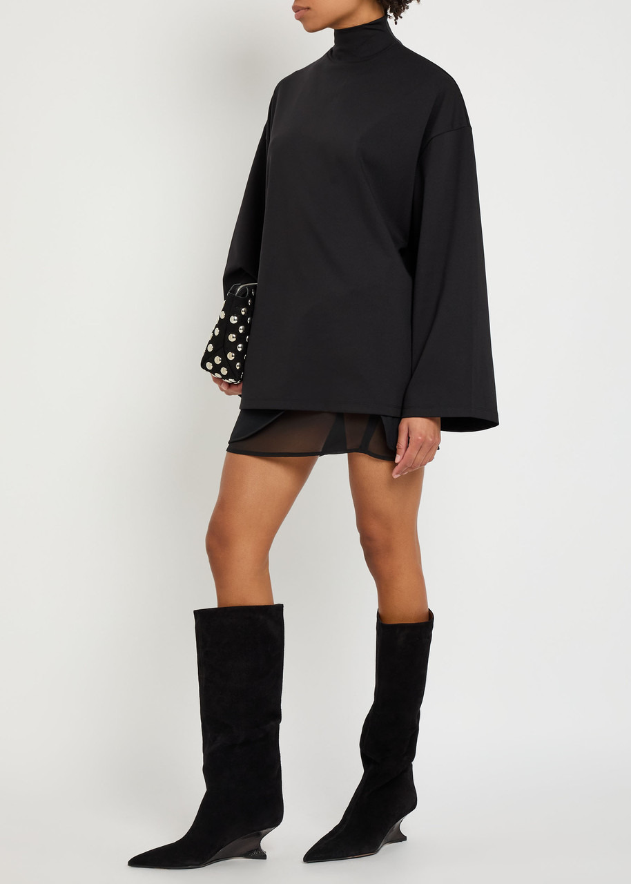 Wardrobe.nyc Opaque Lounge Stretch-polyamide top - 3