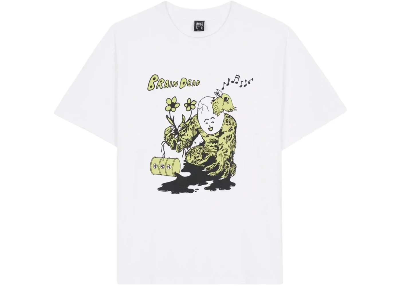 Brain Dead Nuclear Evolution T-Shirt White - 1