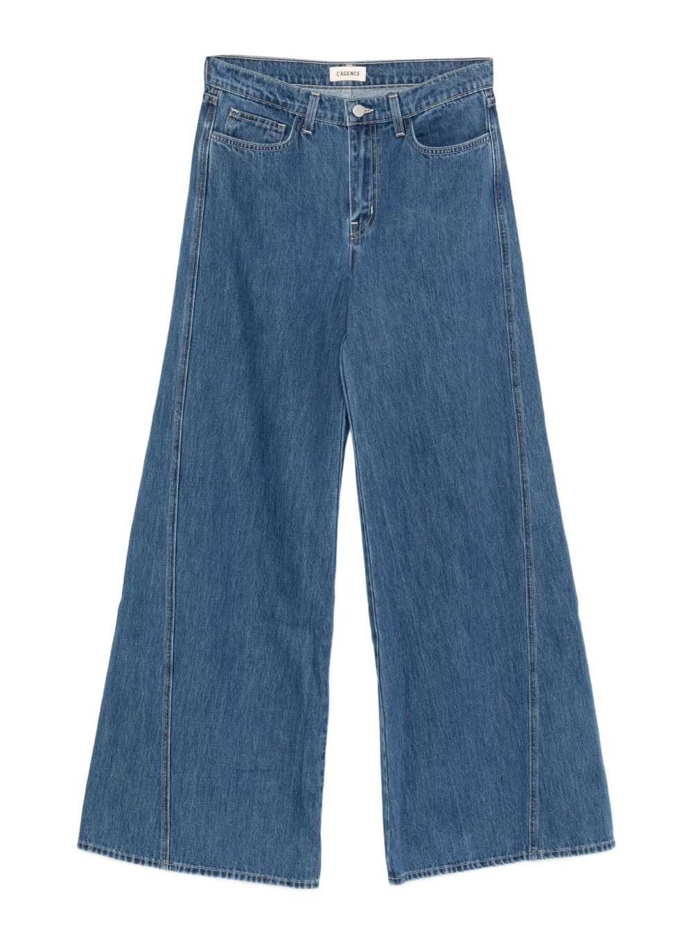 stitching-detail denim jeans - 1