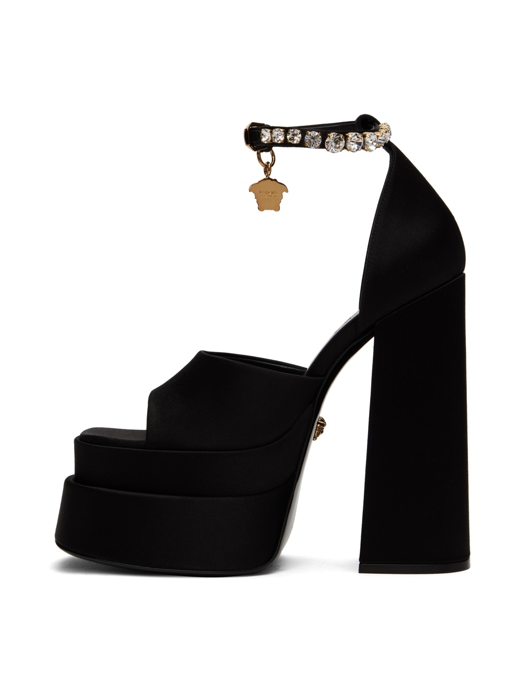Black Aevitas Heeled Sandals - 3