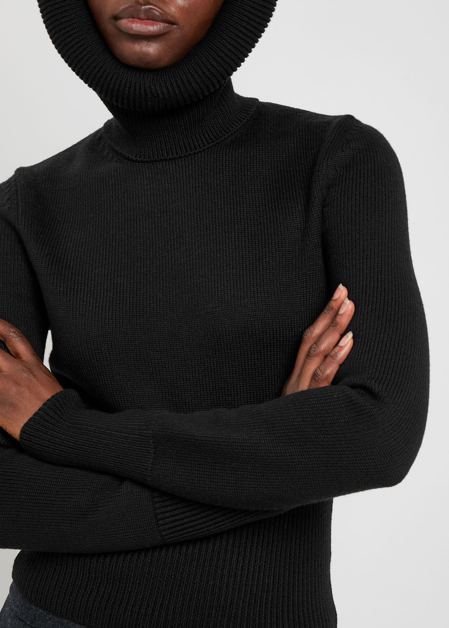 Alaïa Hooded Wool-knit Jumper - 5