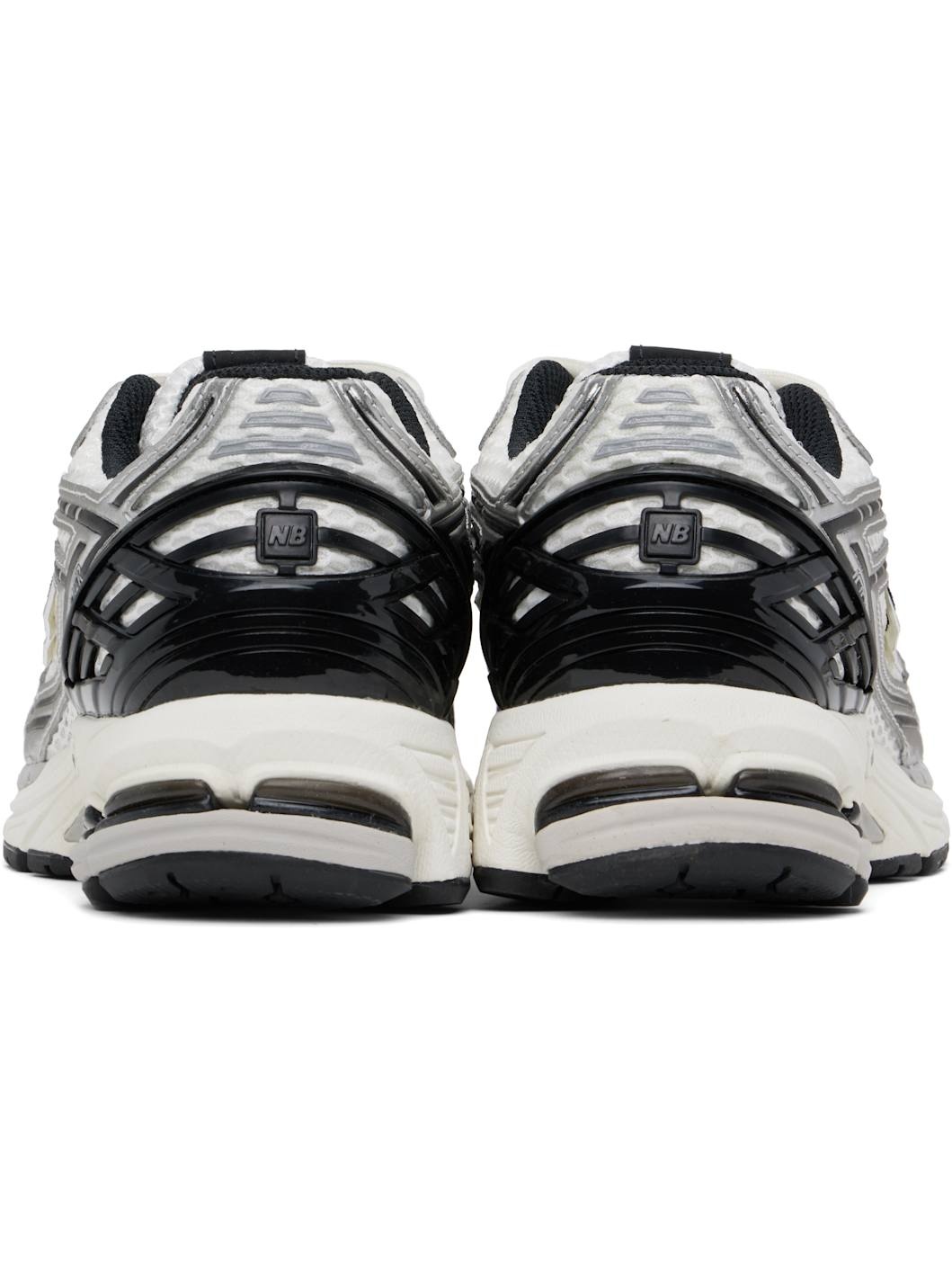 White & Silver 1906R Sneakers - 2