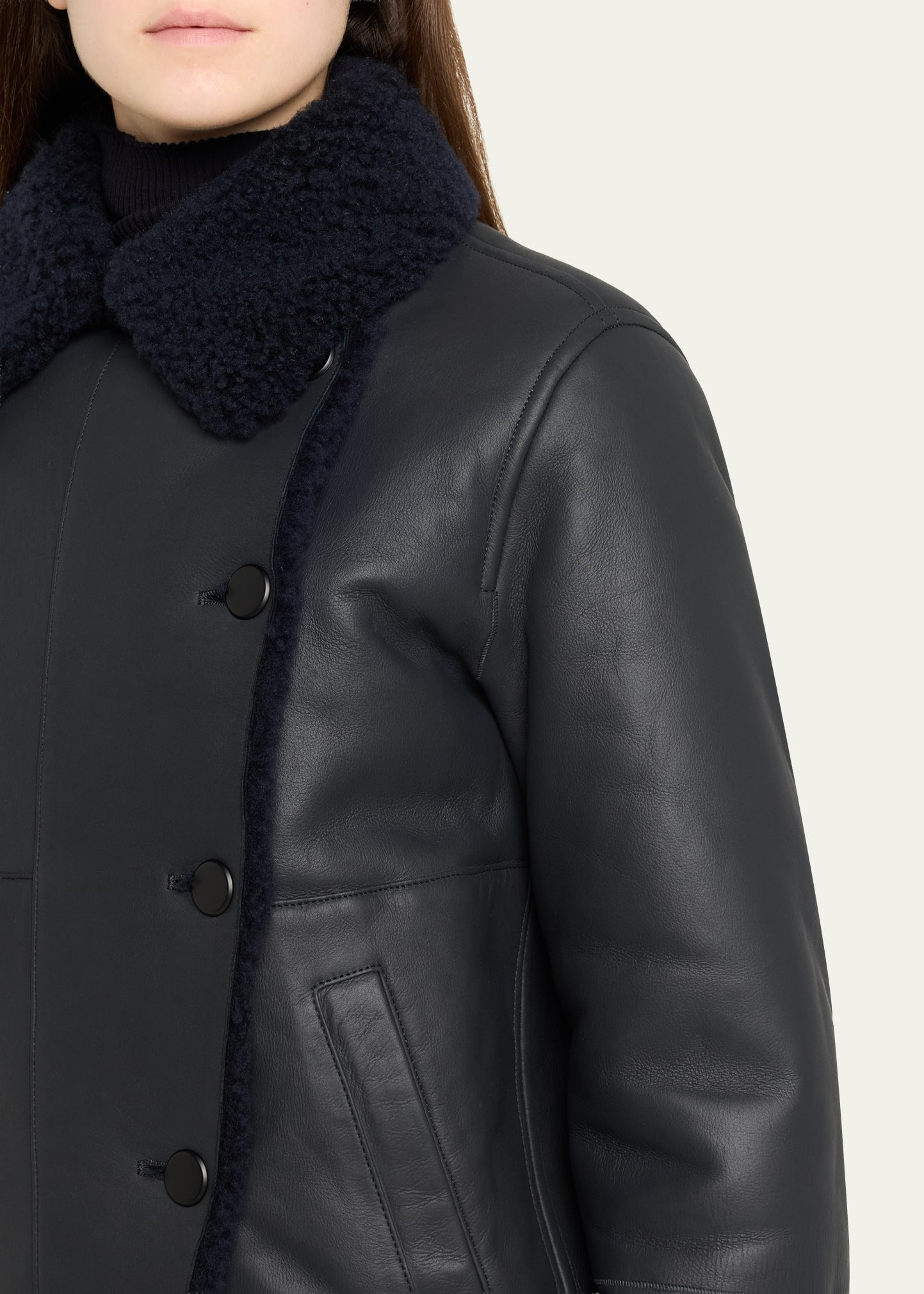Arno Lamb Shearling Jacket - 5