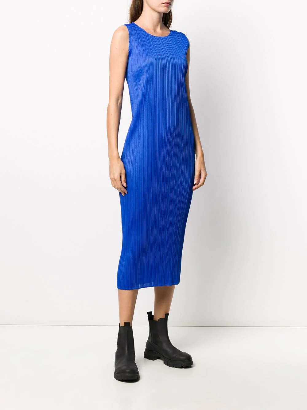 pleated midi dress - 3