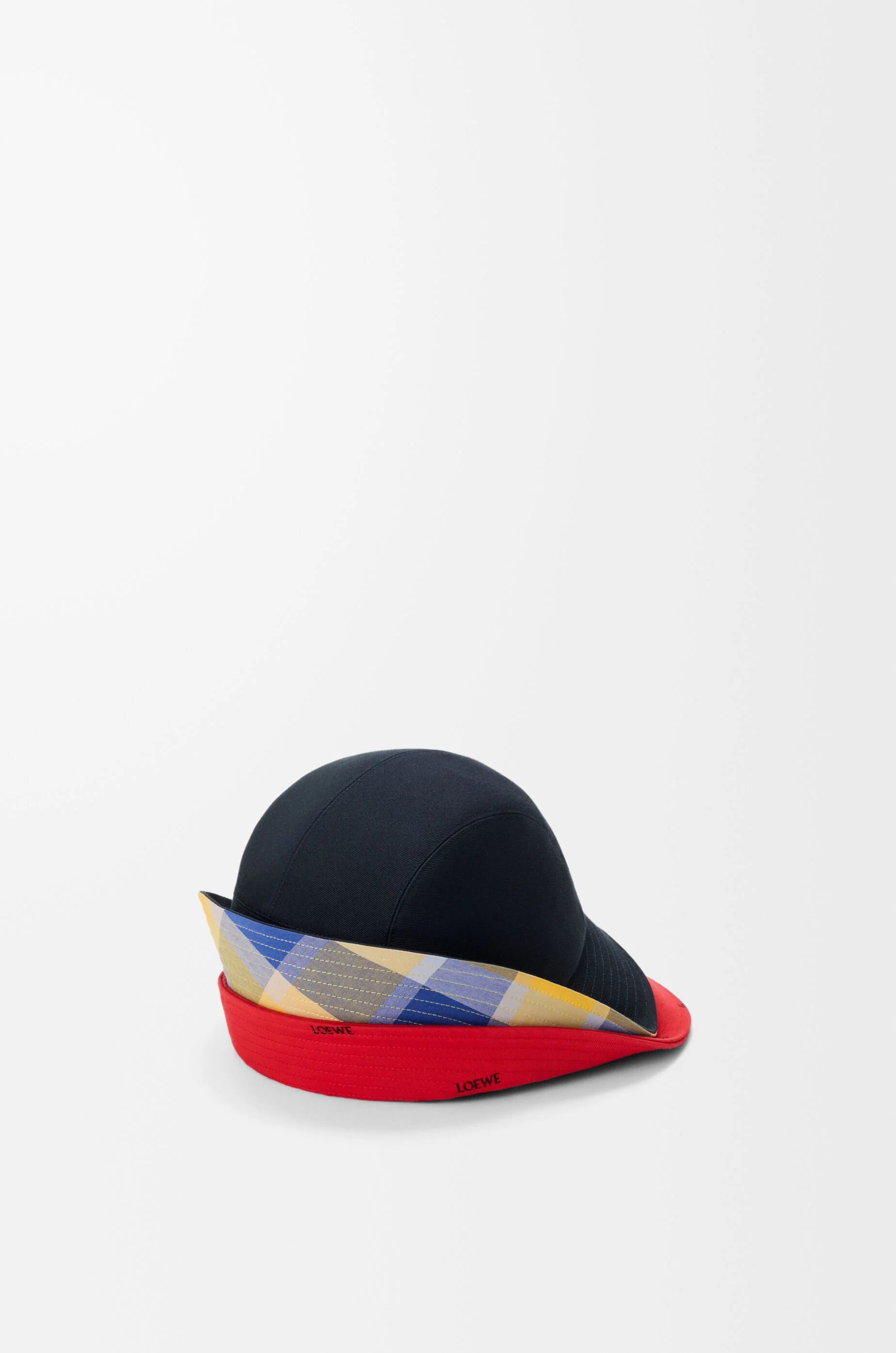 Multi-brim bucket hat in cotton canvas - 1
