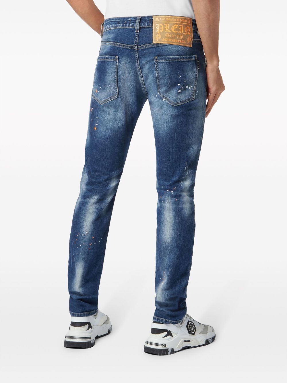 Lion Circus mid-rise slim-fit jeans - 3