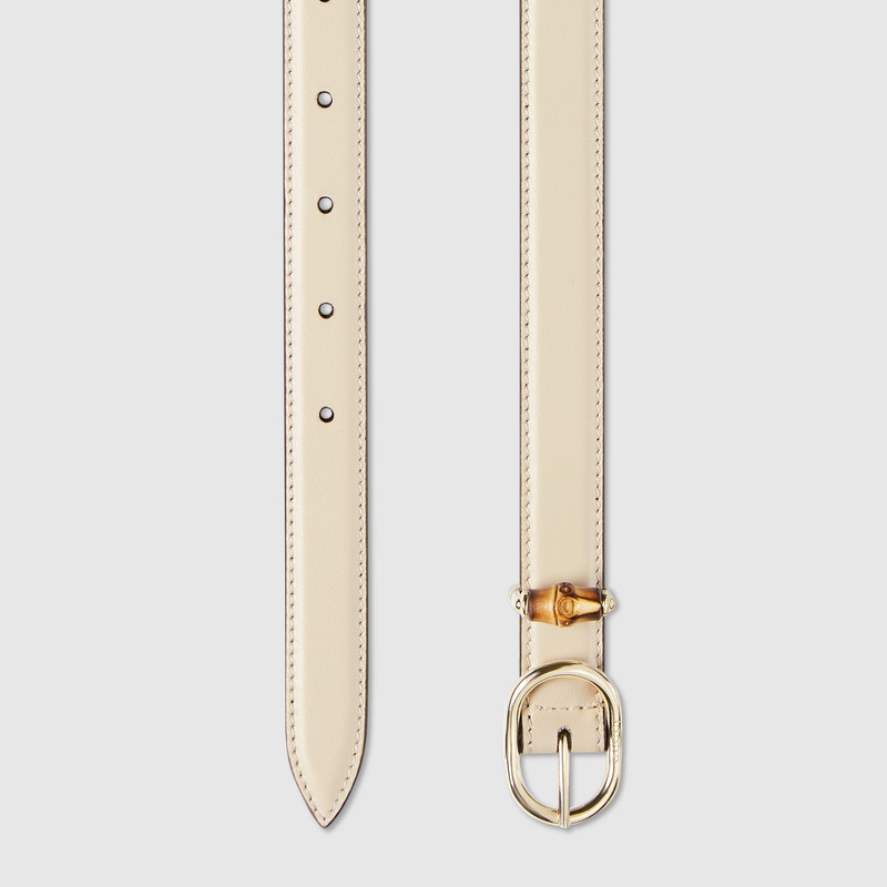 GUCCI Thin belt with oval buckle outlook