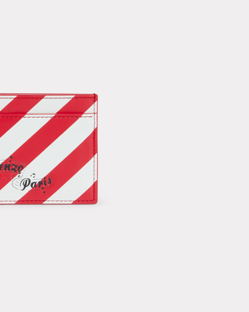 'KENZO Winter Holidays' card holder in leather 3