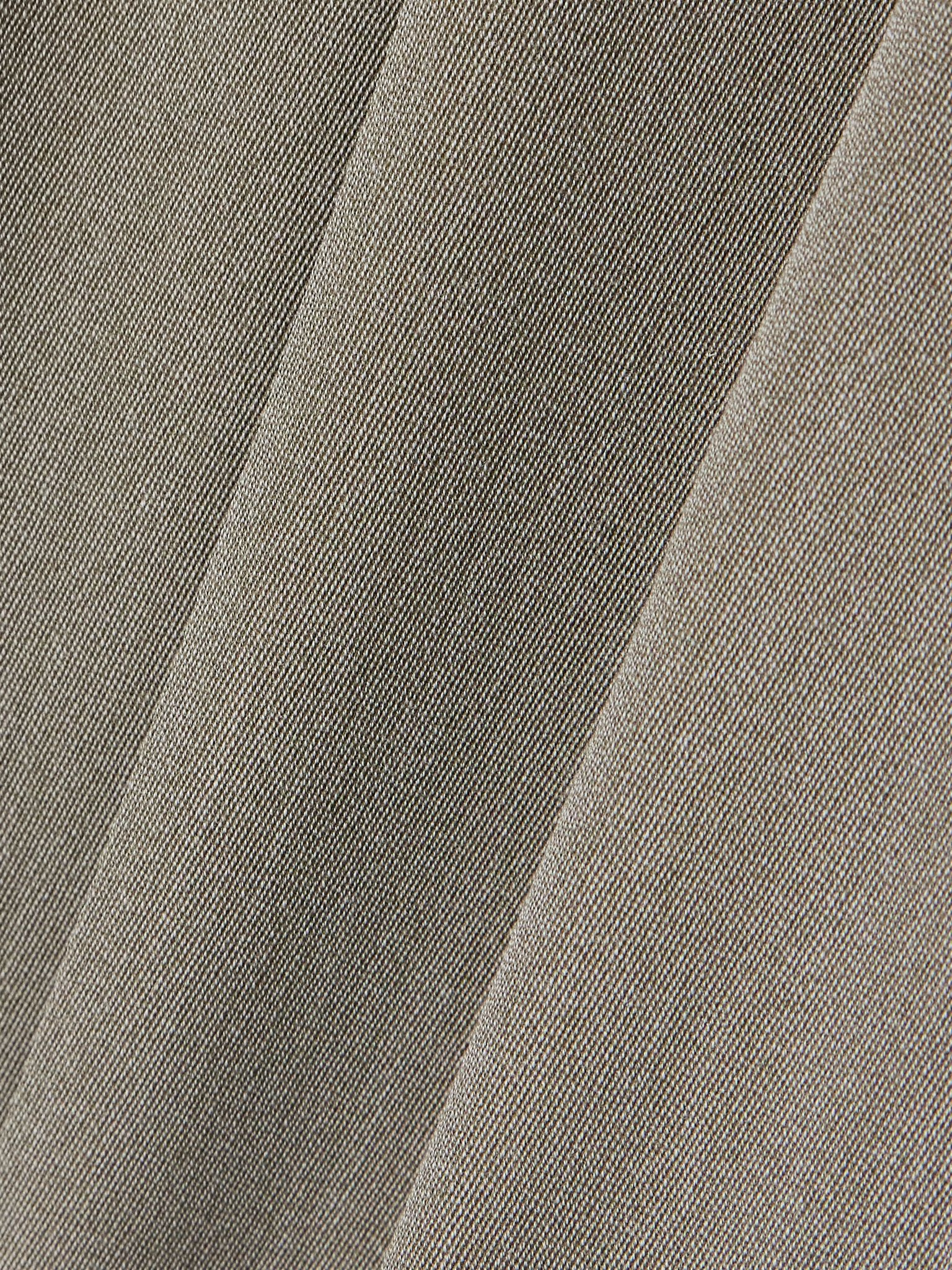 Hudson cropped pleated wool tapered pants Gray - 5