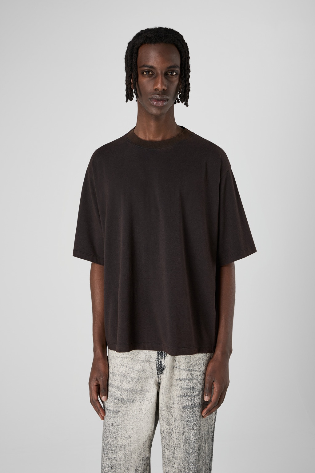 Faded Black Boxy T-shirt - 2