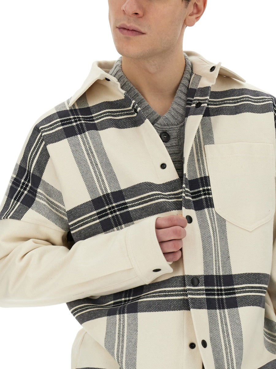 Palm Angels Men Overshirt Check - 4