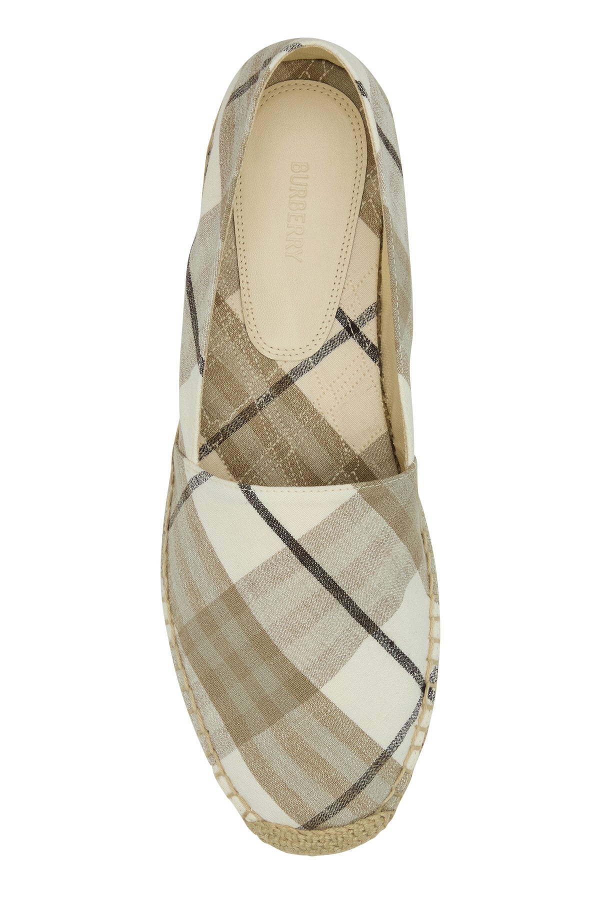 Embroidered canvas Mews Check espadrilles - 4