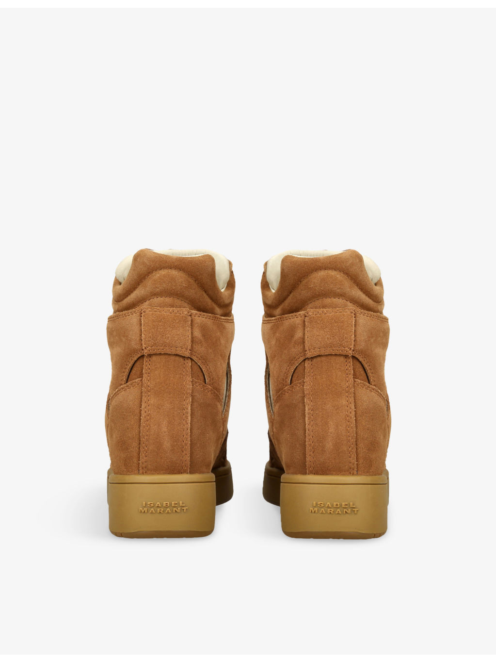 IM3 High-Top Suede Wedge Trainers - 4
