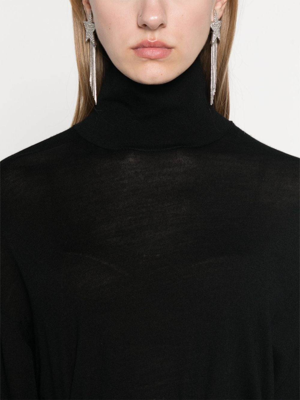 merino wool roll-neck jumper - 5