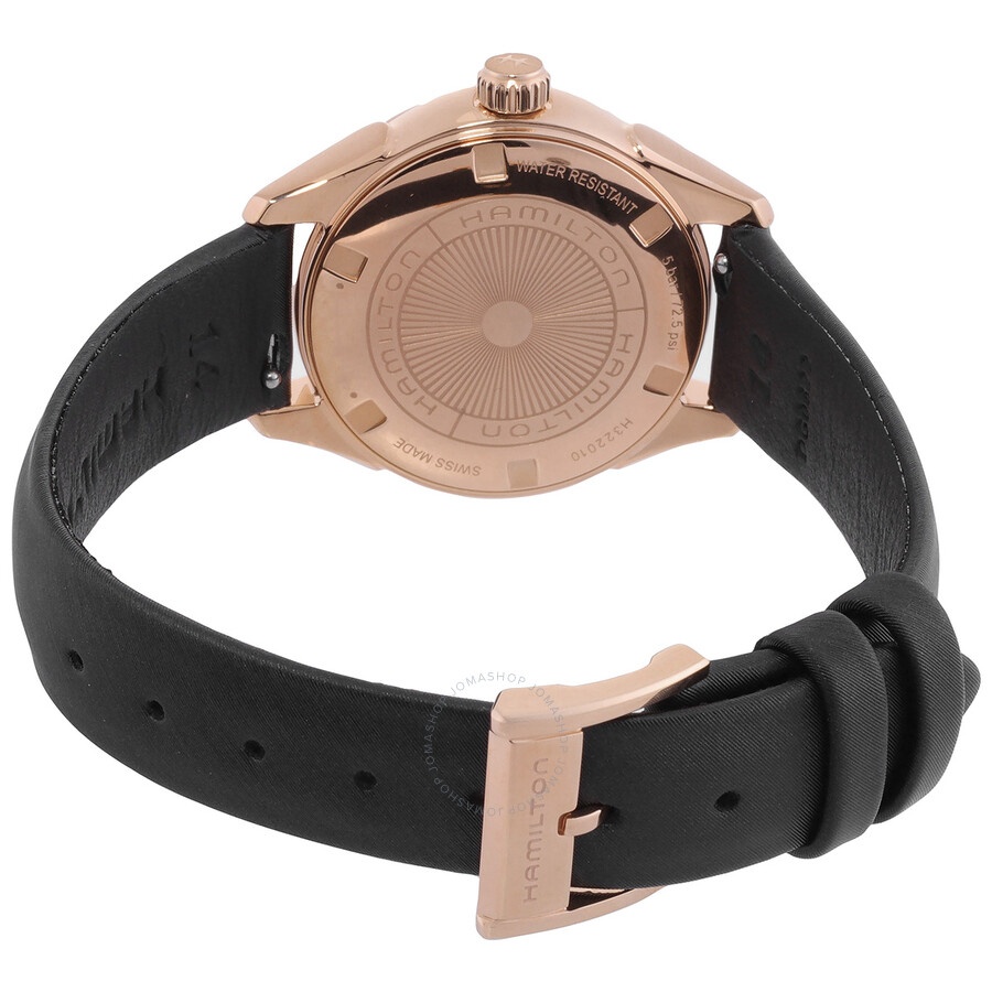 Hamilton - Hamilton Jazzmaster Quartz Black Dial Ladies Watch H32201430 - 3