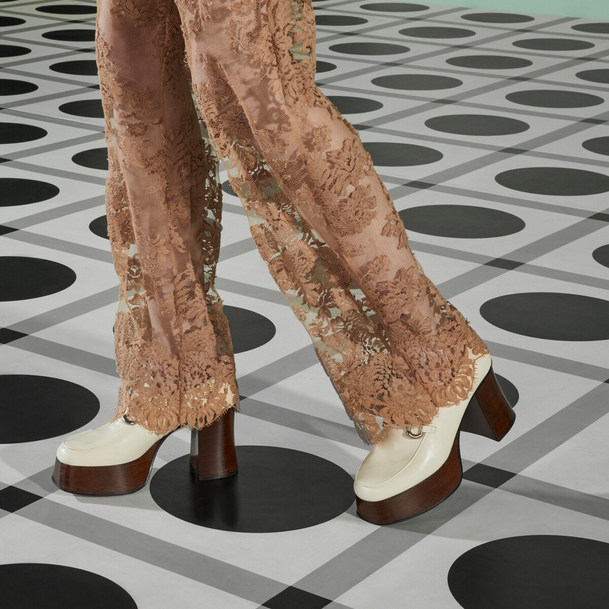 Floral cotton lace pant - 3