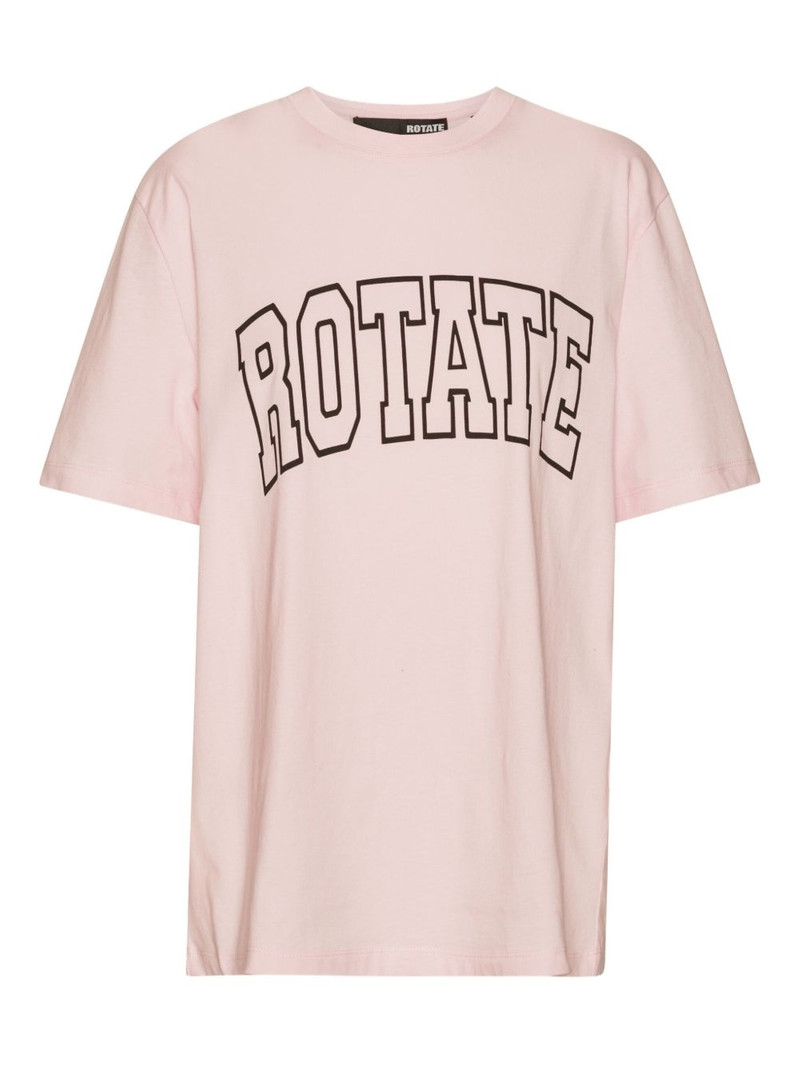 logo print T-shirt 1