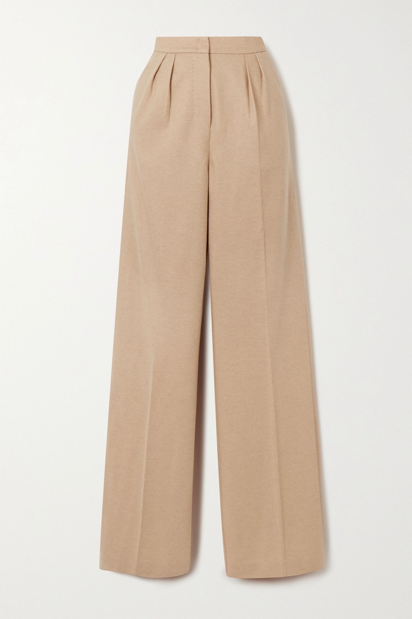 Jadi camel hair-jersey wide-leg pants - 1