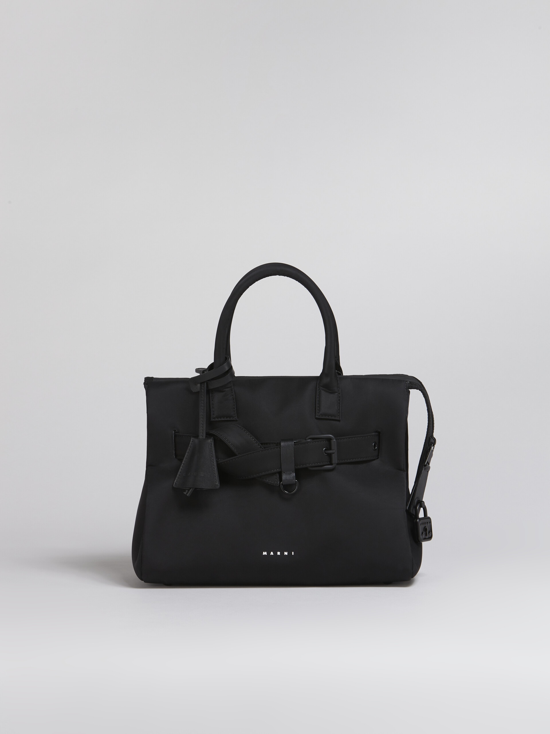 BLACK NYLON TREASURE BAG 1