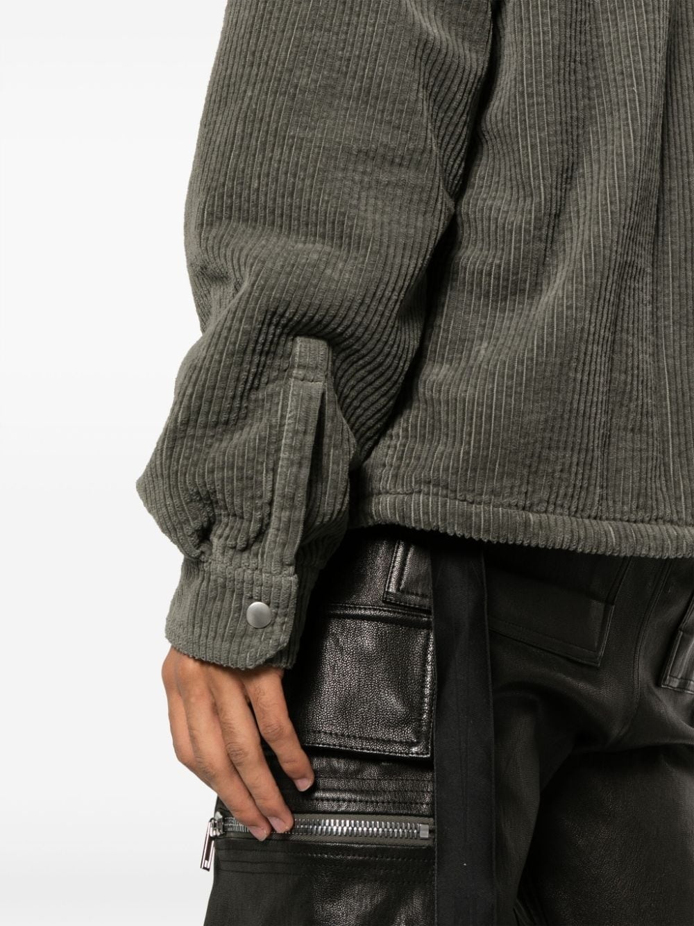 DRKSHDW corduroy shirt jacket - 5