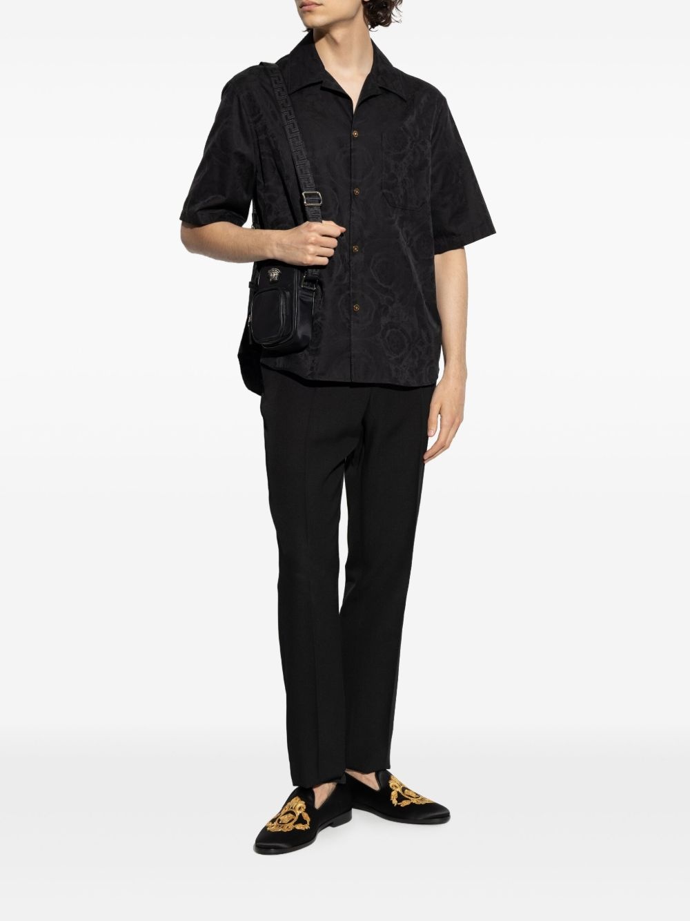 Barocco-jacquard shirt - 2