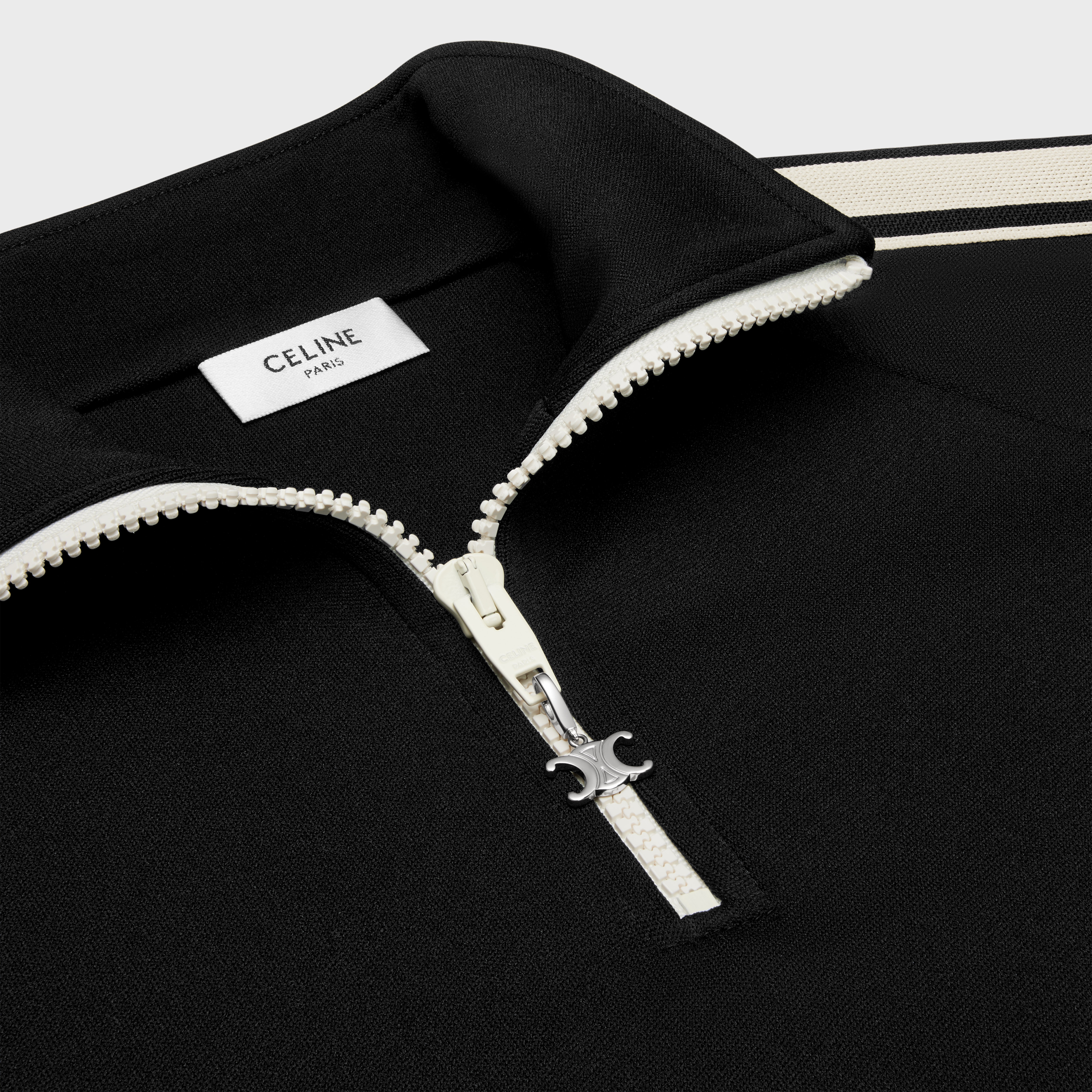 trucker sweatshirt in double face jersey - 3