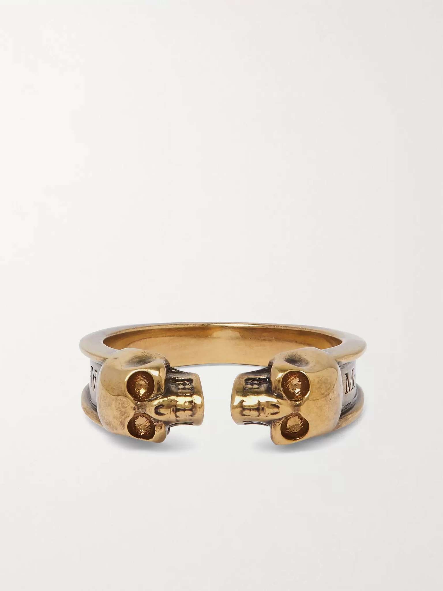 Skull Gold-Tone Ring - 1