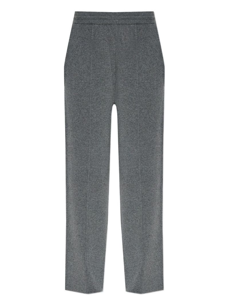 elastic-waistband side-seam trousers 1