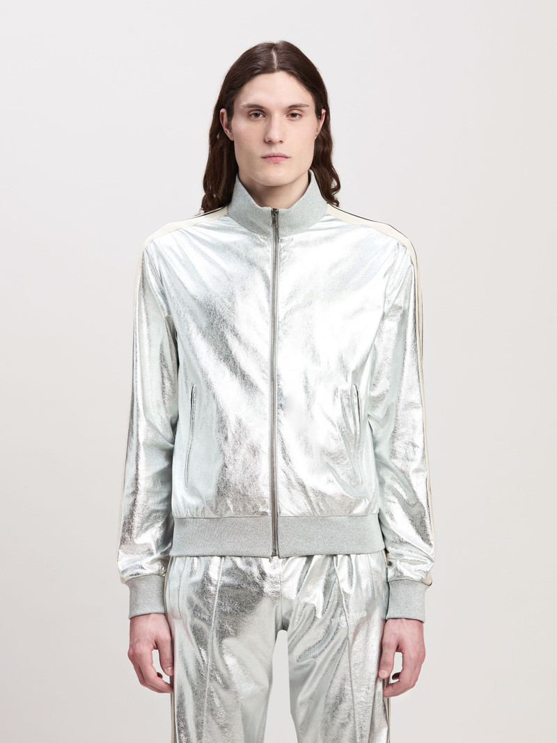 LAMINATED LEATHER TRACK JACKEt 3