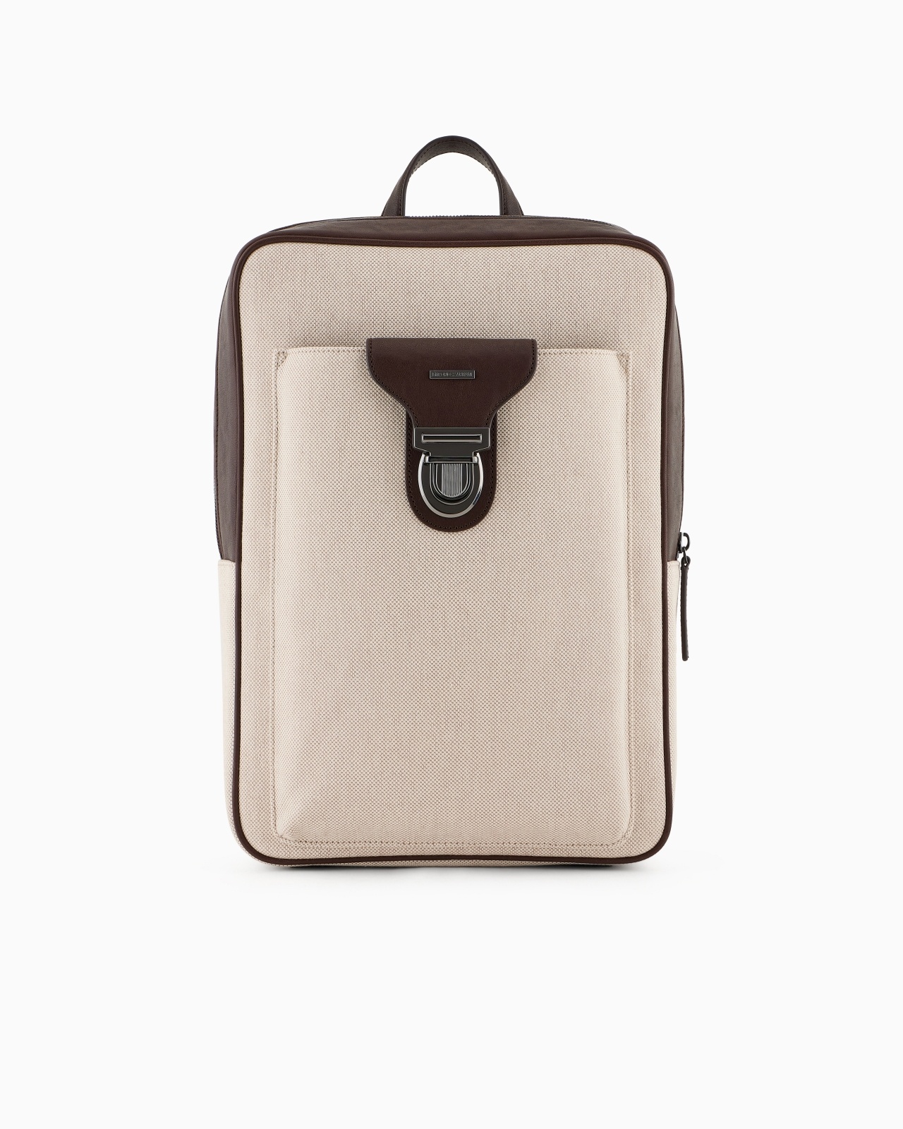 CANVAS BACKPACK WITH LEATHER DETAILS - 1