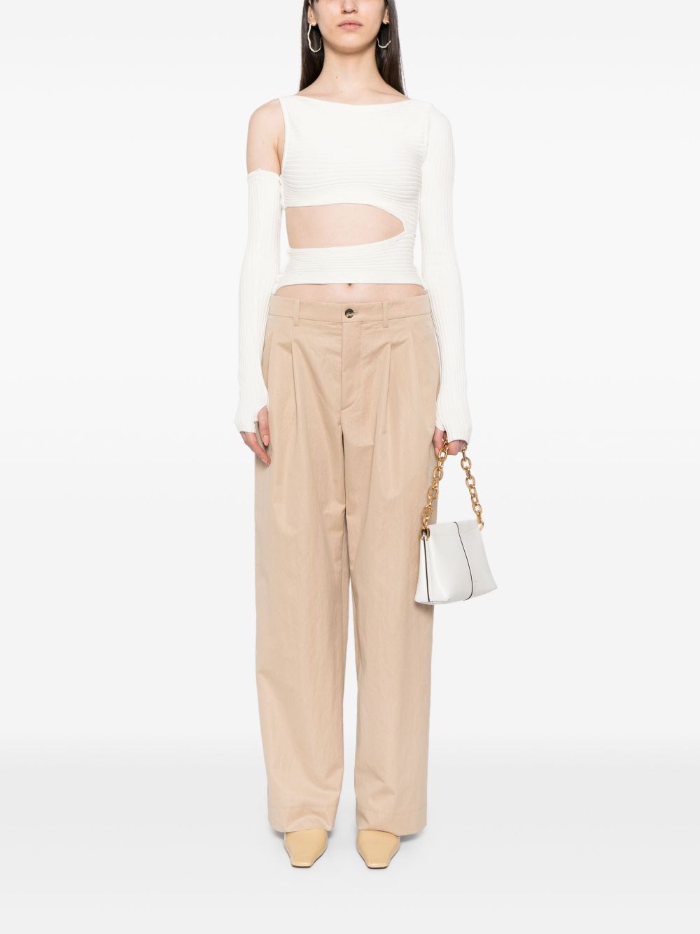 wide-leg tailored trousers - 2