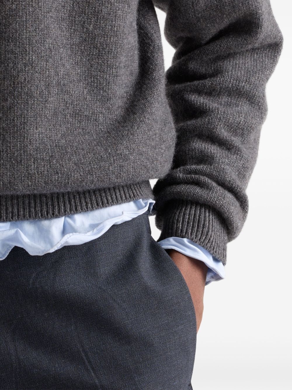 logo patch jumper - 5