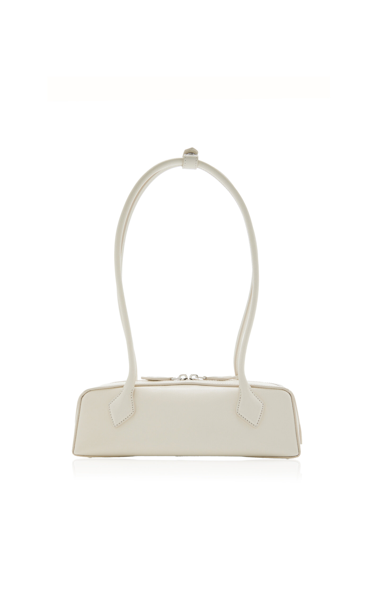 Le Teckel Small Leather Shoulder Bag pink - 5