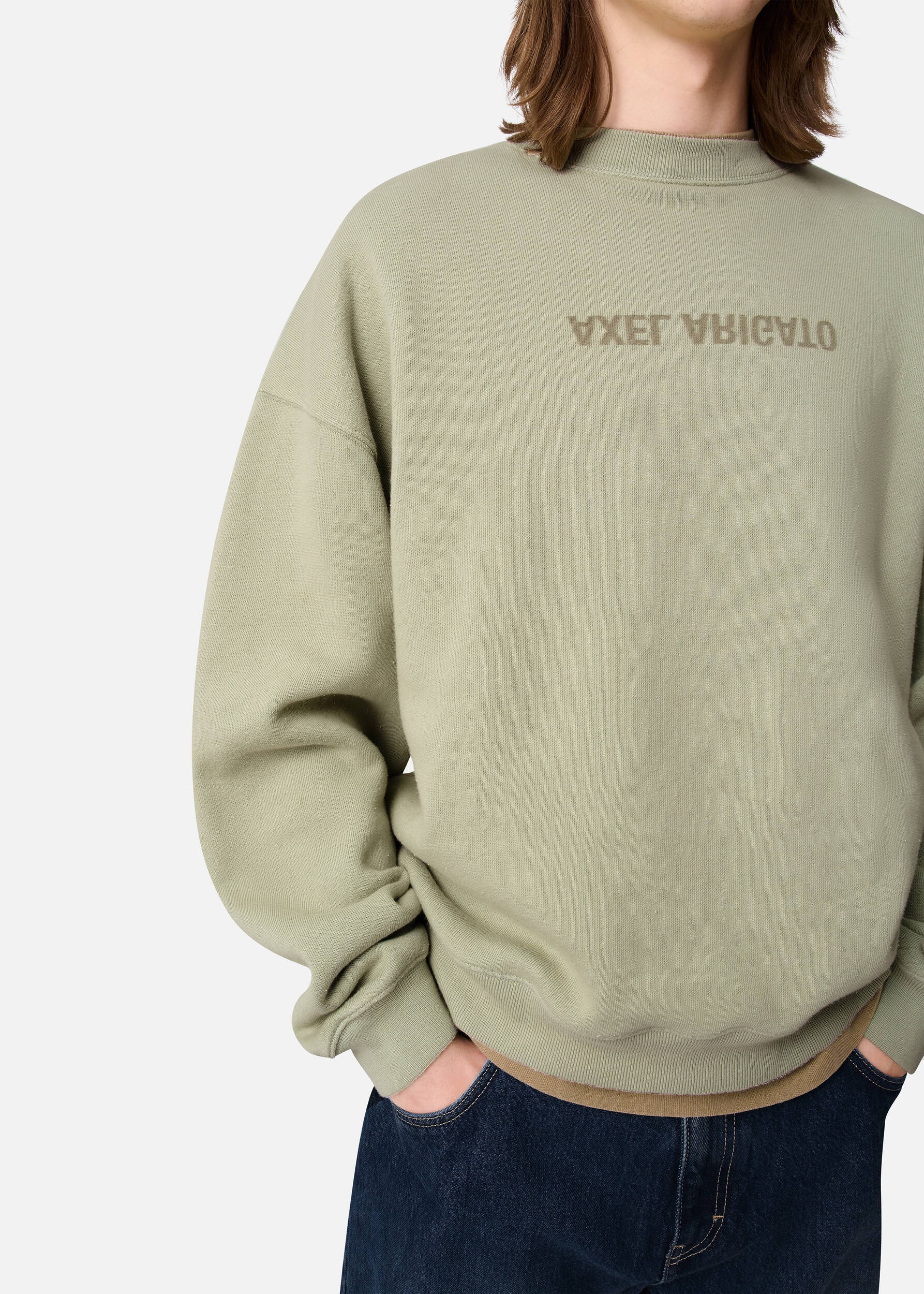 Distort Washed Sweatshirt - 5