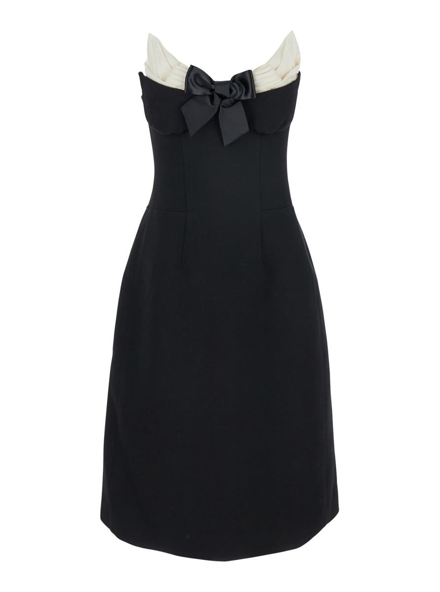 ワンピース SHUSHU/TONG bustier spliced dress SHUSHU/TONG Shushu/Tong Embellished Bustier Spliced Dress