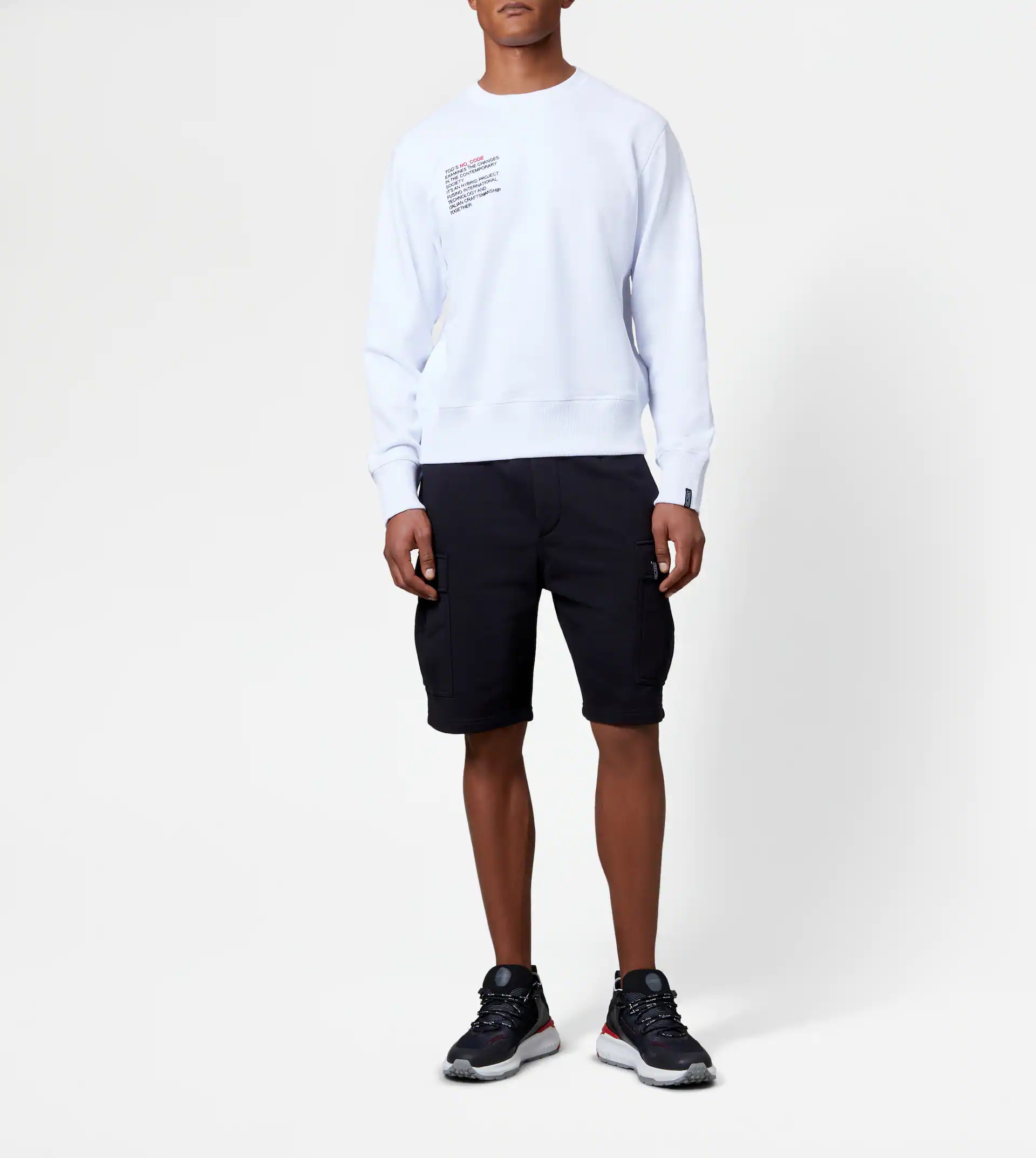 ROUND-NECK SWEATSHIRT NO_CODE - WHITE - 2