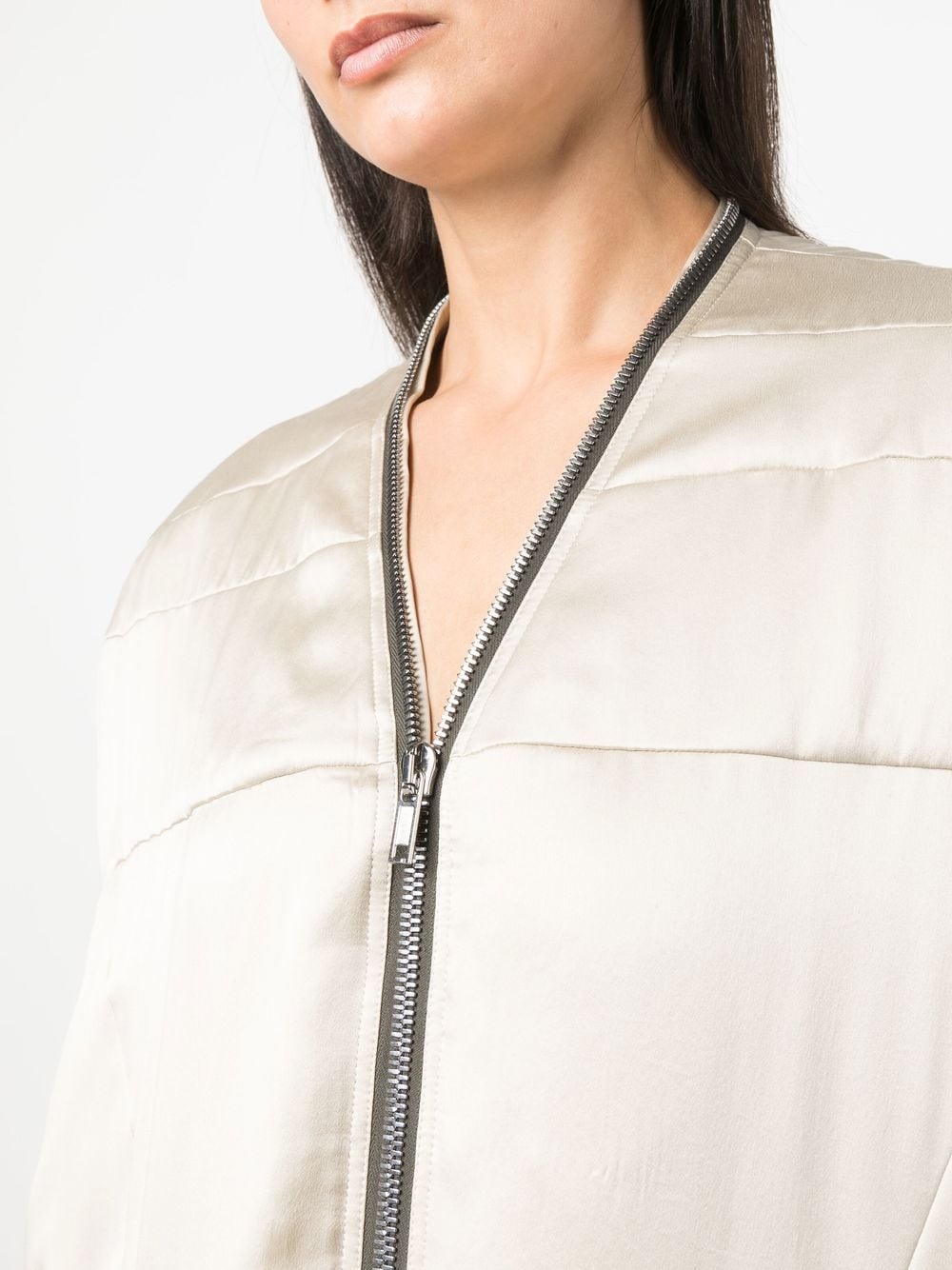 padded zip-up jacket - 5