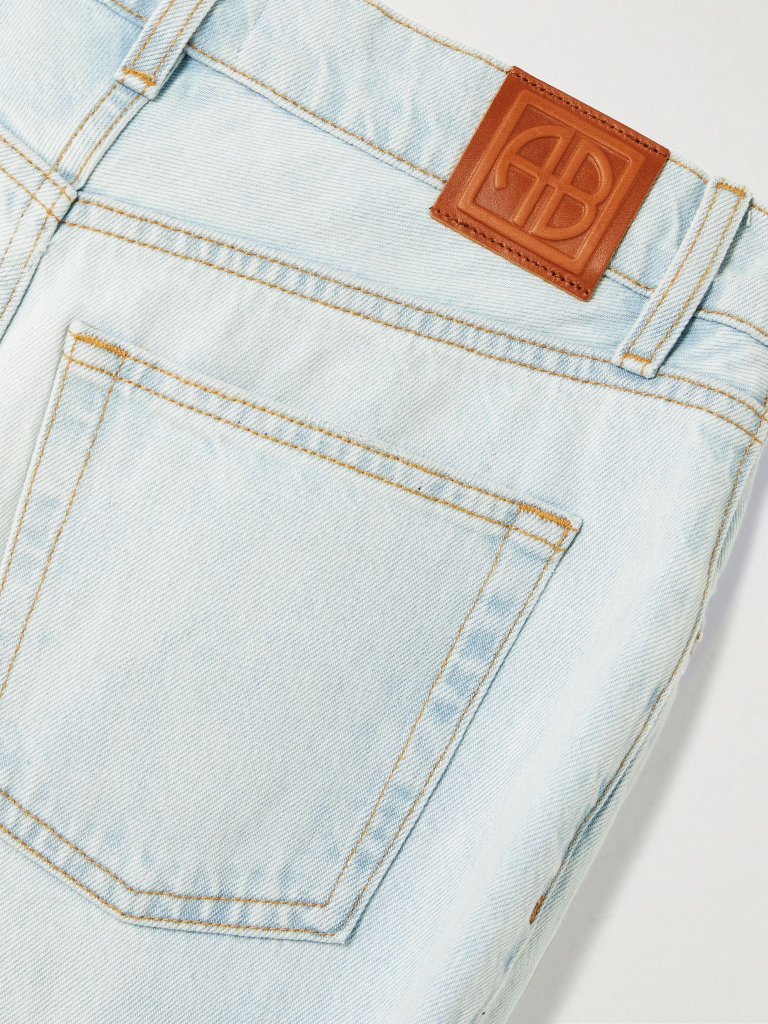 Manon high-rise wide-leg jeans Light denim - 5