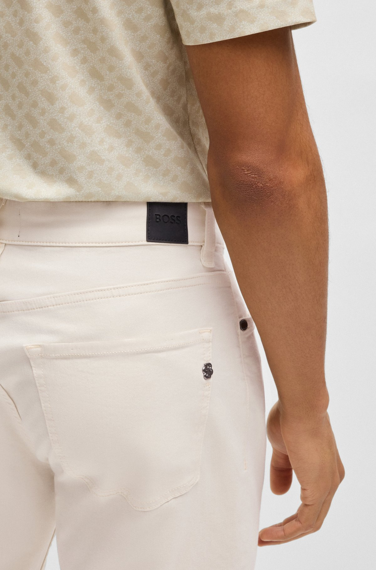 MAINE REGULAR-FIT JEANS IN WHITE THERMOREGULATING DENIM - 5
