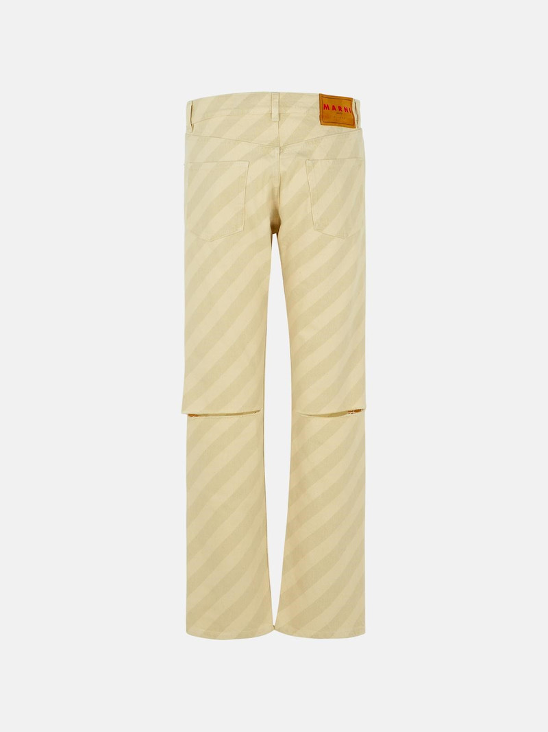 Marni BEIGE COTTON JEANS outlook