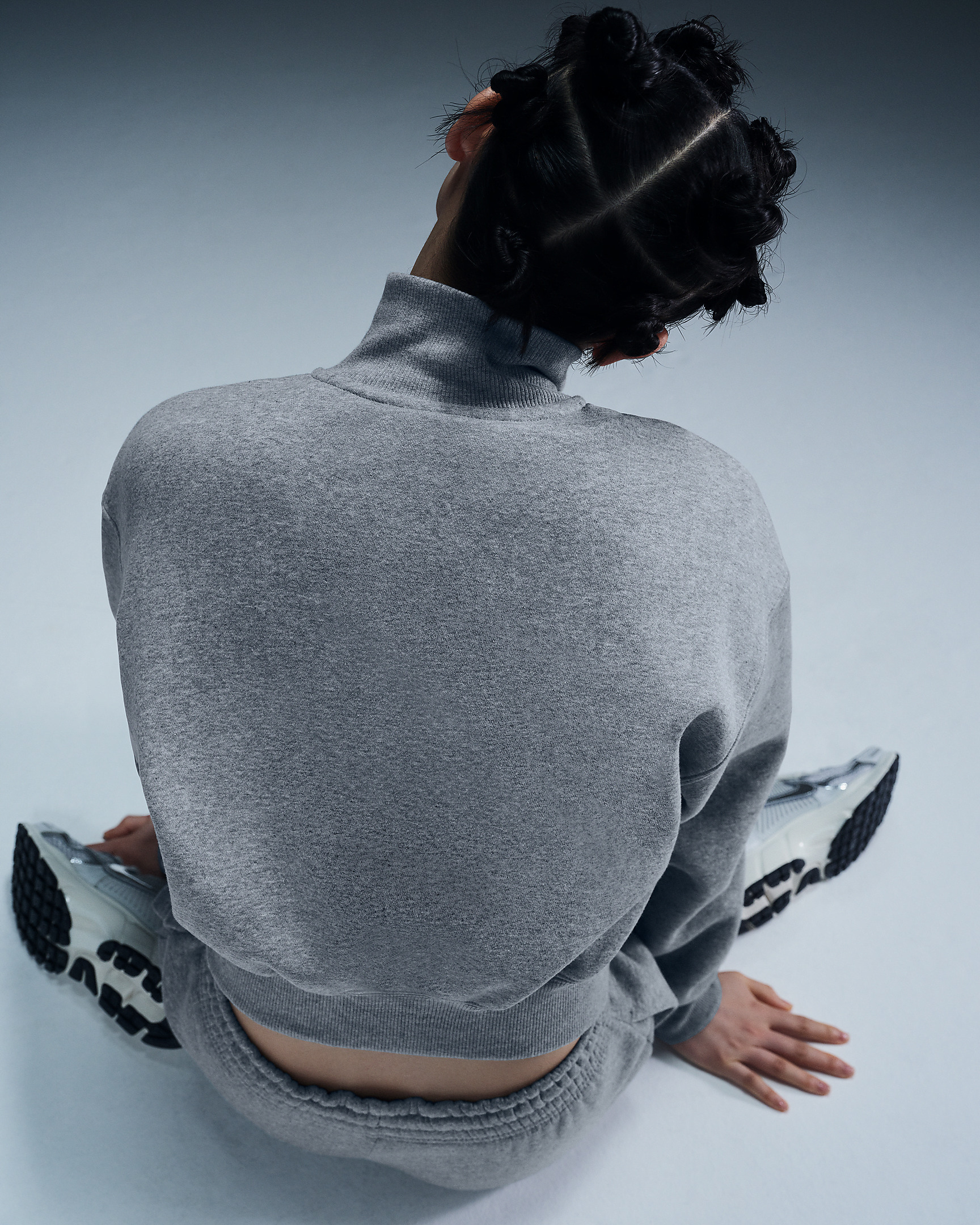 Nike Sportswear Phoenix Fleece Women's 1/2-Zip Cropped Sweatshirt - 3
