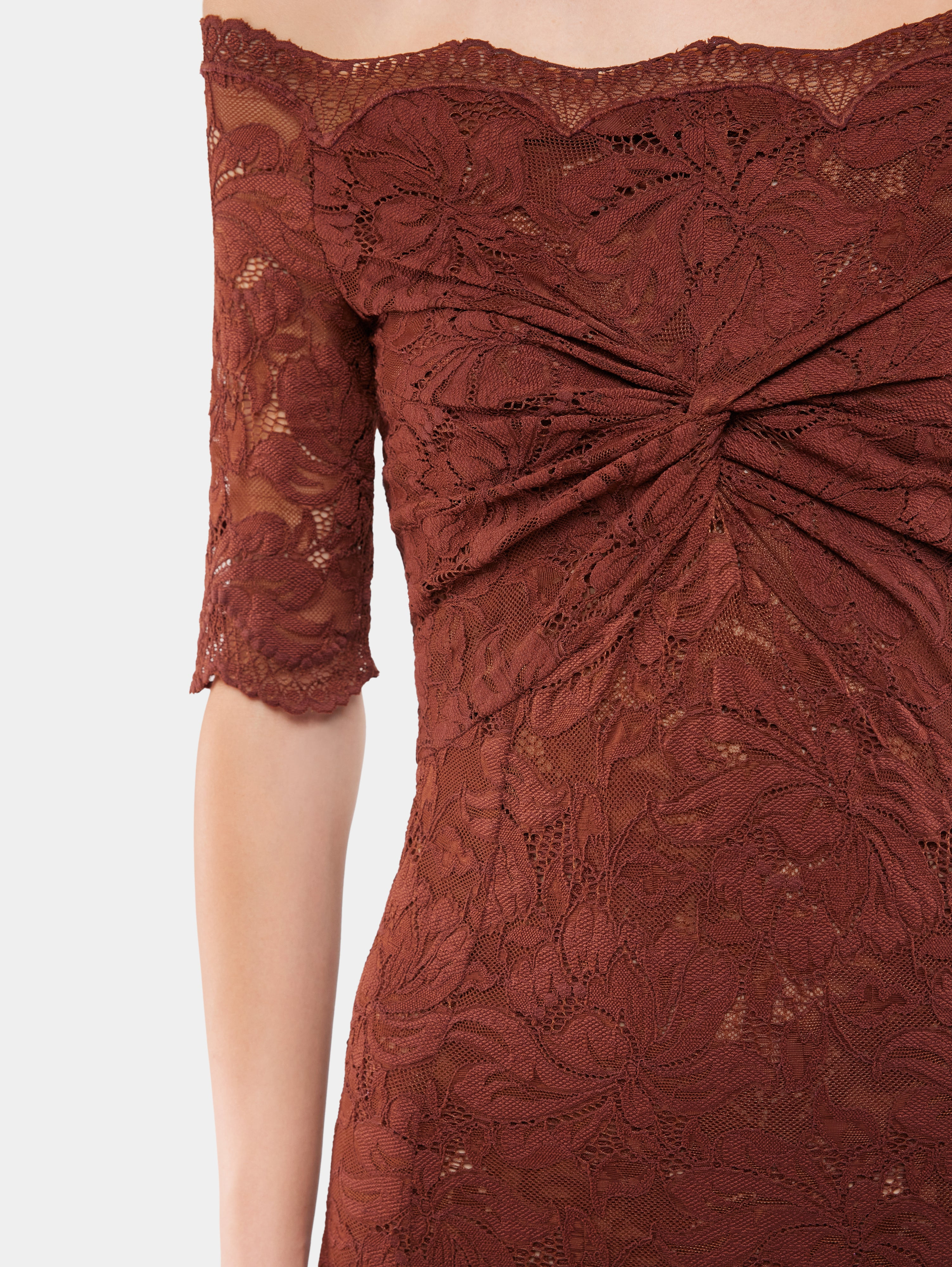 MIDI DRESS IN LACE - 6