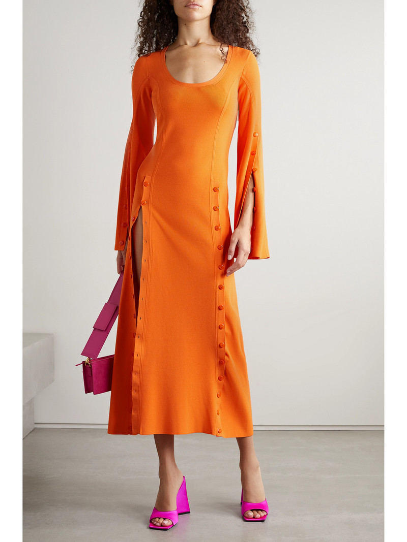 CHRISTOPHER JOHN ROGERS Neon Stretch-jersey Maxi Dress outlook