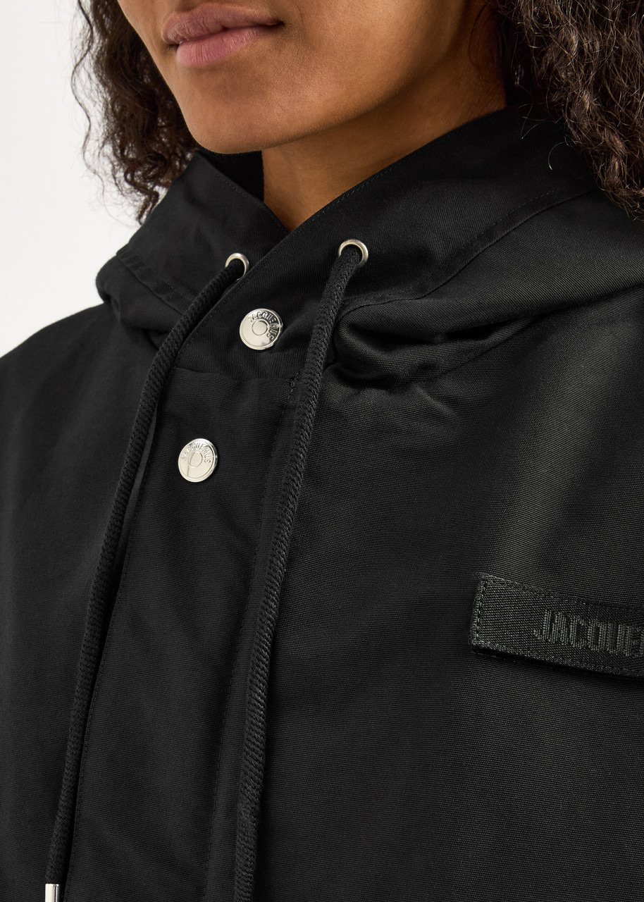 La Parka Courte Caraco hooded canvas jacket - 5