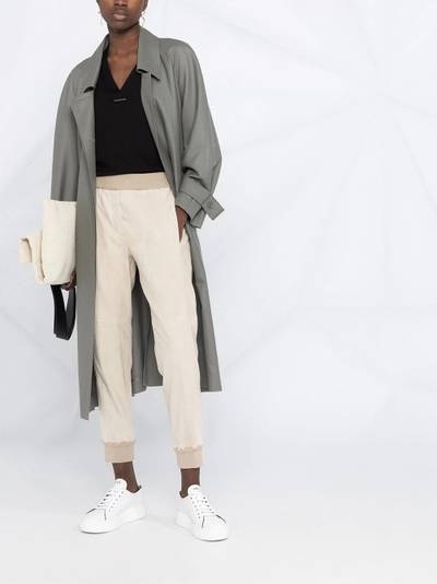 Brunello Cucinelli elasticated waist track pants outlook