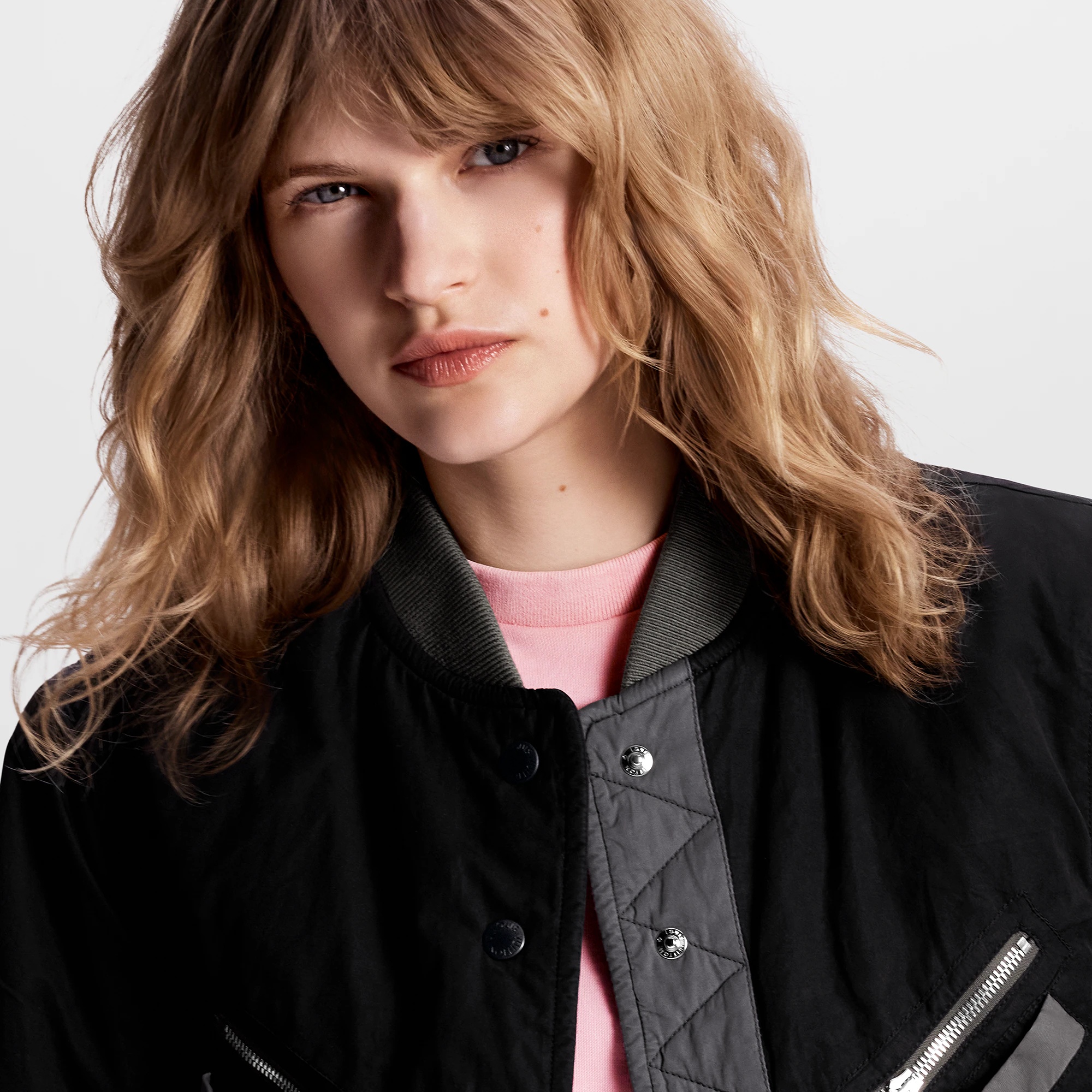 Cropped Utility Bomber Jacket - 2