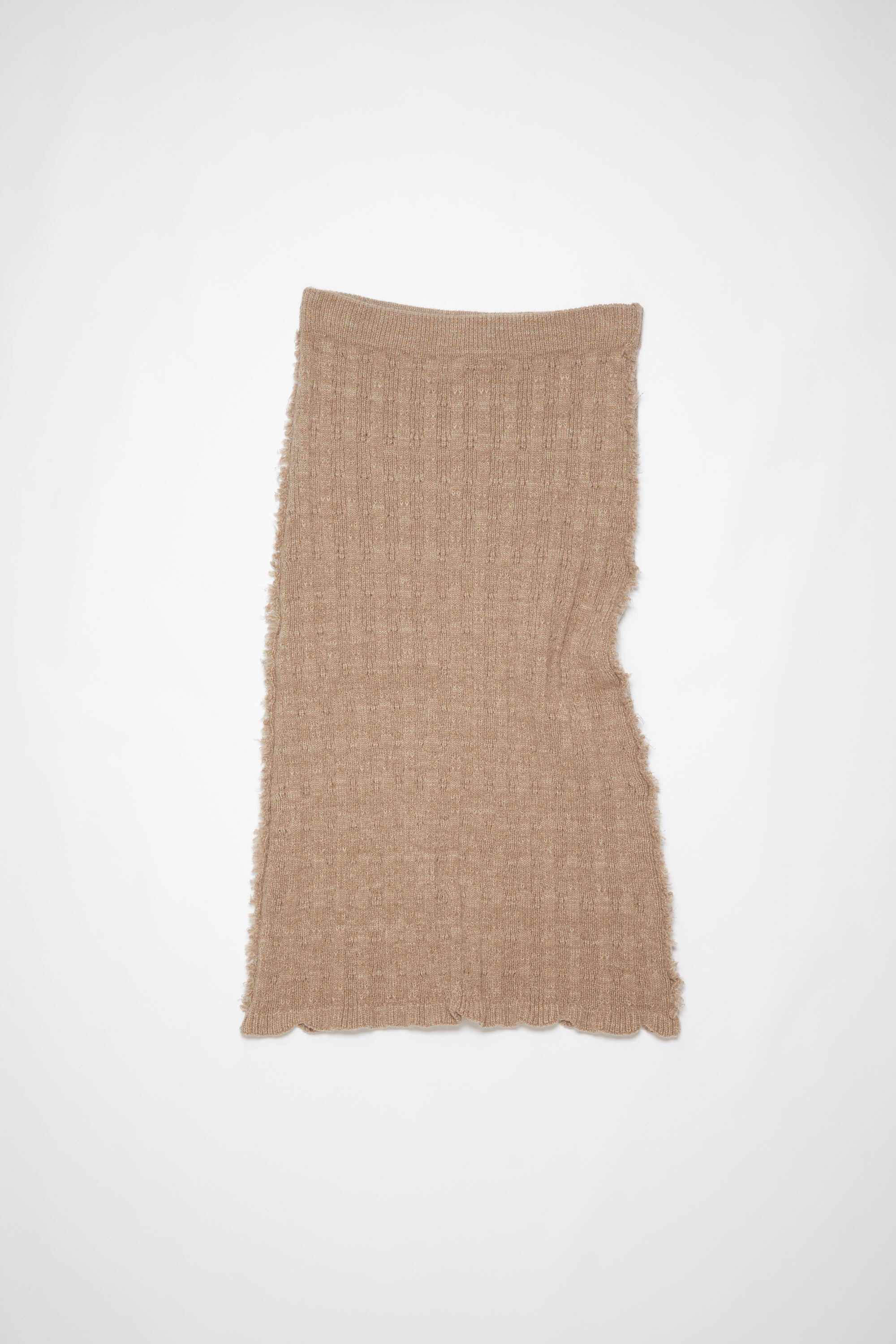 Knitted skirt - Toffee brown - 6