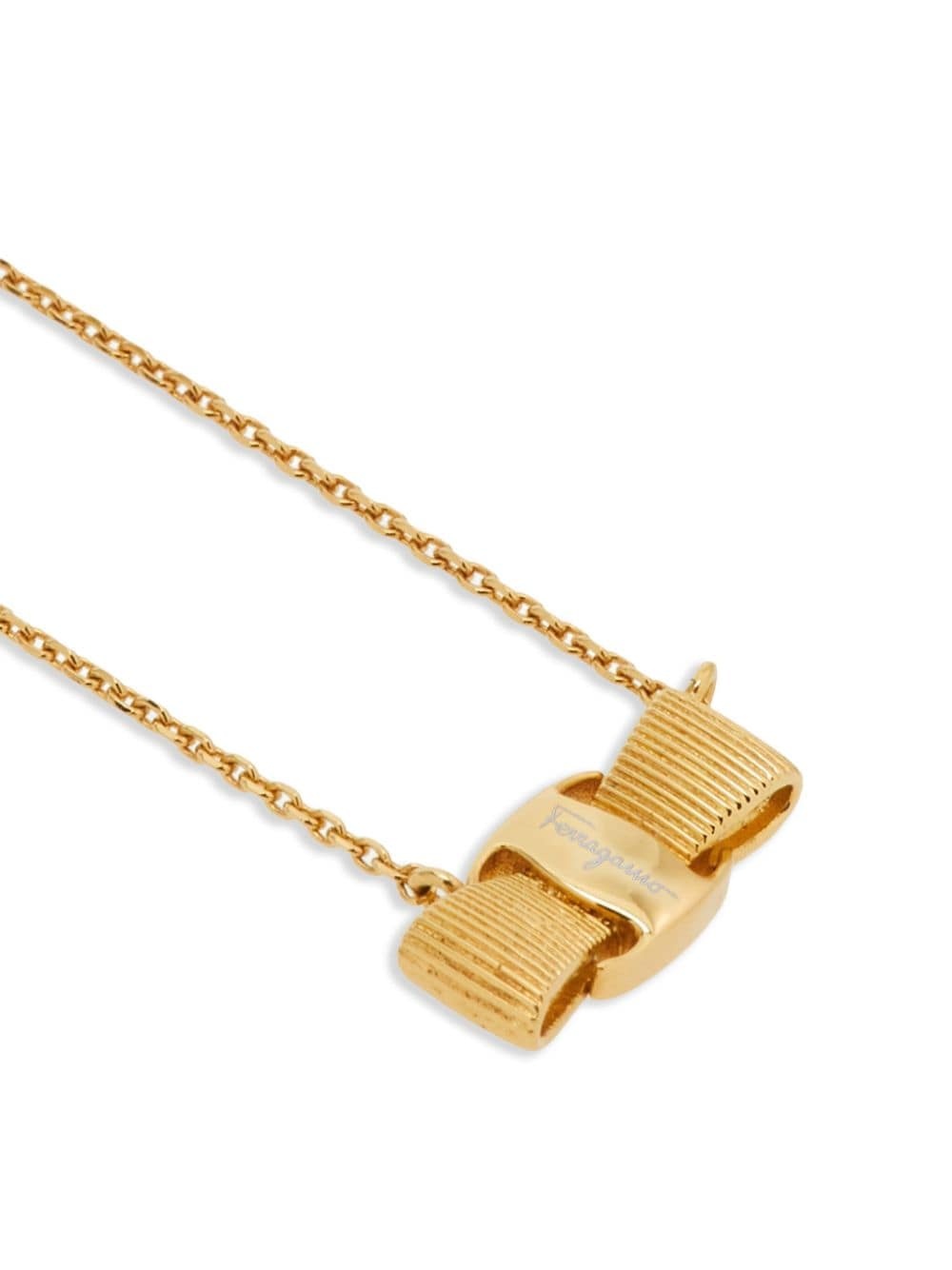 Vera bow-pendant necklace - 3