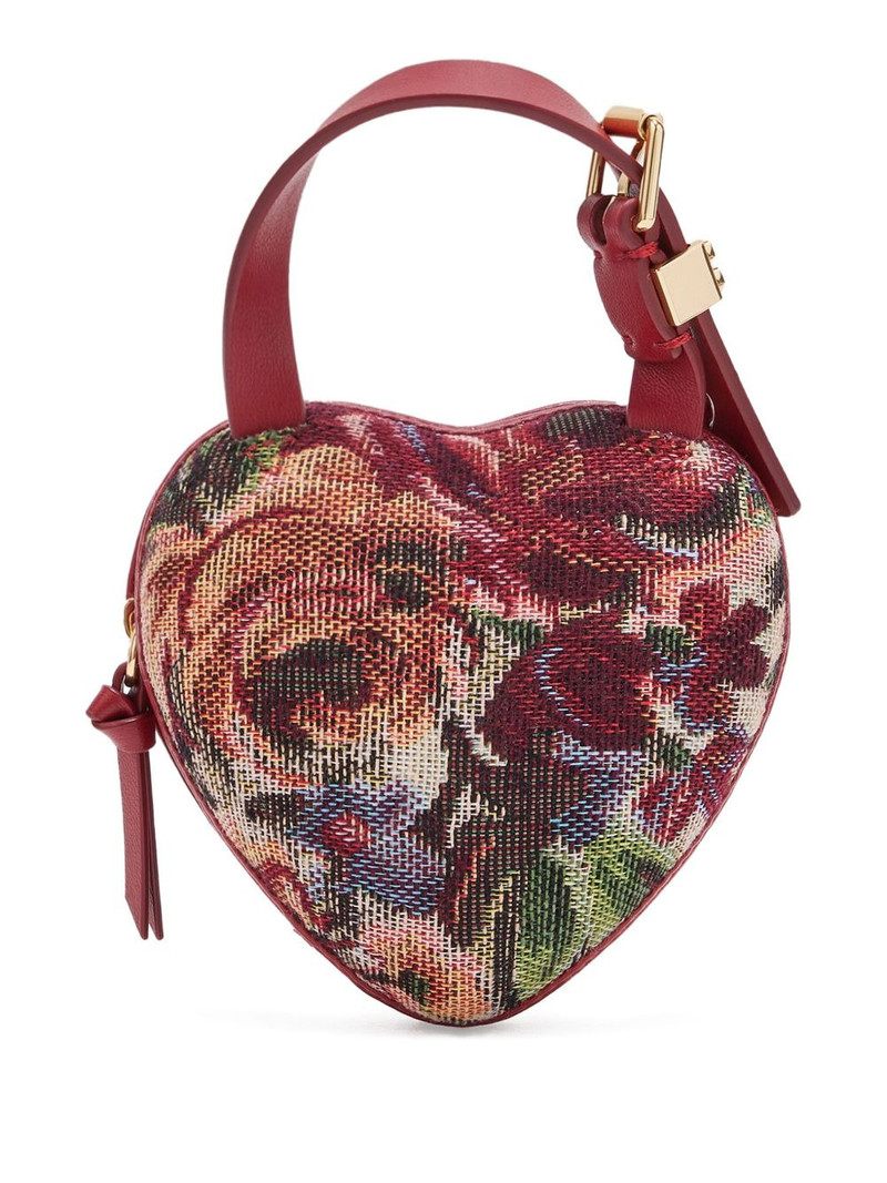 GANNI Tapestry Nano Heart tote bag outlook