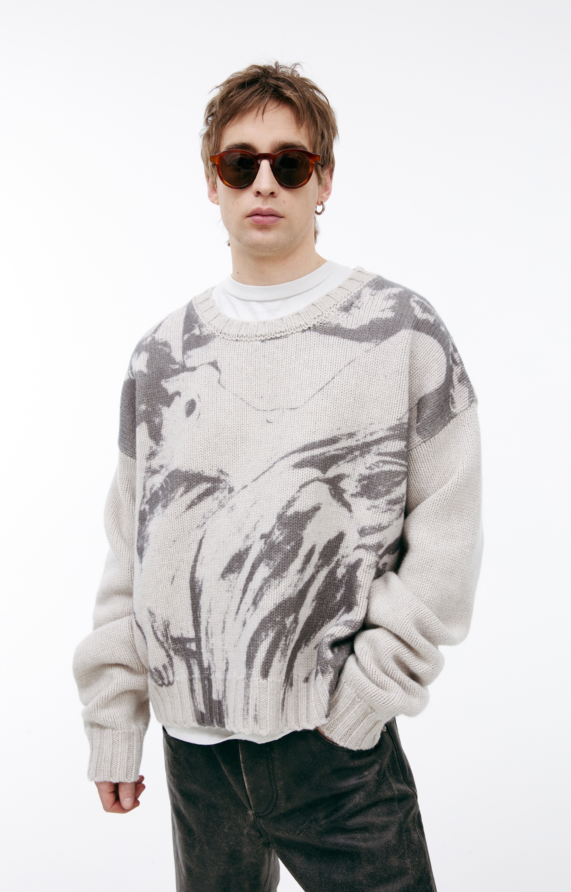 CASHMERE KNITTED SWEATER - 4